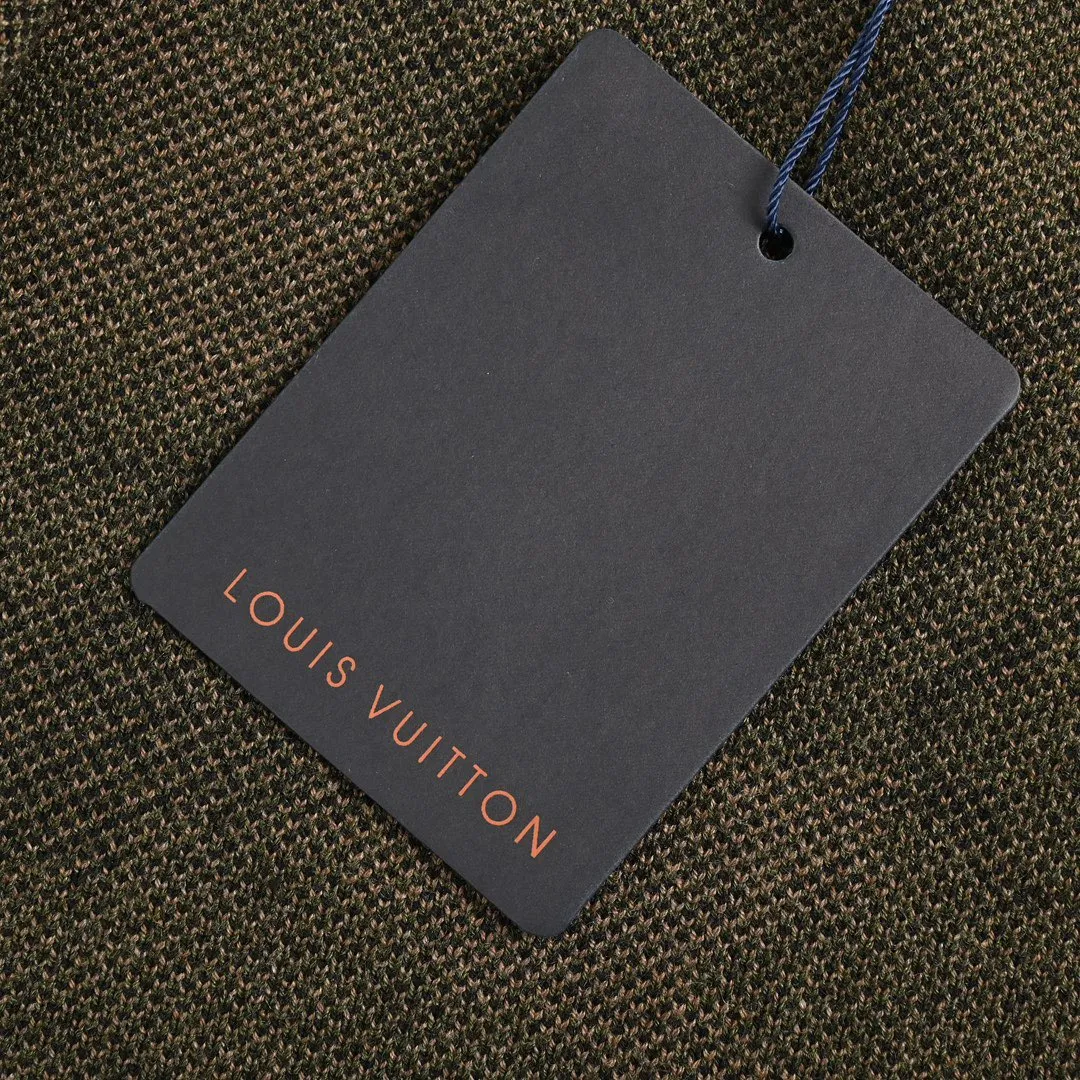 Louis Vuitton/Louis Vuitton 24Fw Western denim jacquard camouflage knitted jacket